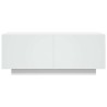 Meuble TV Blanc 100x35x40 cm Bois d'ingénierie 614082614082