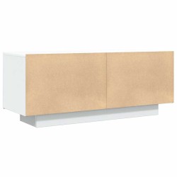 Meuble TV Blanc 100x35x40 cm Bois d'ingénierie 614082614082