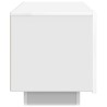 Meuble TV Blanc 100x35x40 cm Bois d'ingénierie 614082614082