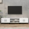 Meuble TV Blanc 180x31,5x40 cm Bois d'ingénierie 614083614083
