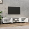 Meuble TV Blanc 180x31,5x40 cm Bois d'ingénierie 614083614083