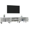 Meuble TV Blanc 180x31,5x40 cm Bois d'ingénierie 614083614083