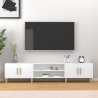 Meuble TV Blanc 180x31,5x40 cm Bois d'ingénierie 614085614085
