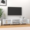 Meuble TV Blanc 180x31,5x40 cm Bois d'ingénierie 614085614085