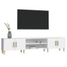 Meuble TV Blanc 180x31,5x40 cm Bois d'ingénierie 614085614085