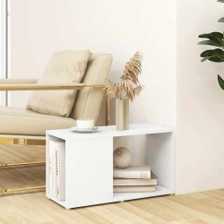 Meuble TV Blanc 60x24x32 cm Bois d'ingénierie 614087614087
