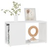 Meuble TV Blanc 60x24x32 cm Bois d'ingénierie 614087614087