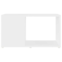 Meuble TV Blanc 60x24x32 cm Bois d'ingénierie 614087614087