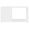 Meuble TV Blanc 60x24x32 cm Bois d'ingénierie 614087614087