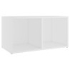 Meuble TV blanc 72x35x36,5 cm bois d’ingénierie 614088614088