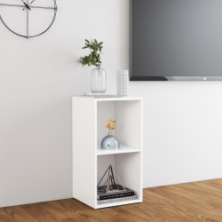 Meuble TV blanc 72x35x36,5 cm bois d’ingénierie 614088614088