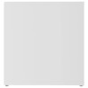 Meuble TV blanc 72x35x36,5 cm bois d’ingénierie 614088614088