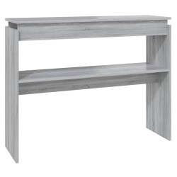 Table console Sonoma gris 102x30x80 cm Bois d'ingénierie 614094614094