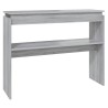 Table console Sonoma gris 102x30x80 cm Bois d'ingénierie 614094614094