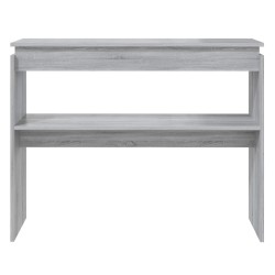 Table console Sonoma gris 102x30x80 cm Bois d'ingénierie 614094614094
