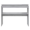 Table console Sonoma gris 102x30x80 cm Bois d'ingénierie 614094614094
