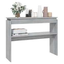 Table console Sonoma gris 102x30x80 cm Bois d'ingénierie 614094614094