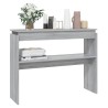 Table console Sonoma gris 102x30x80 cm Bois d'ingénierie 614094614094