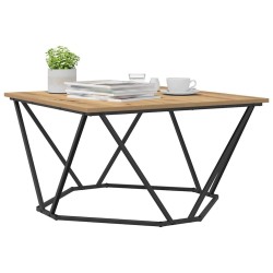 Table basse Chêne artisanal 80 x 80 x 45 cm 614095614095