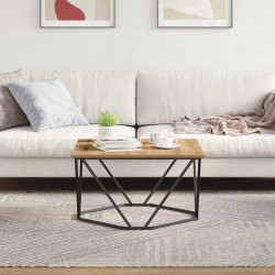 Table basse Chêne artisanal 80 x 80 x 45 cm 614095614095