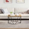 Table basse Chêne artisanal 80 x 80 x 45 cm 614095614095