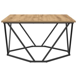 Table basse Chêne artisanal 80 x 80 x 45 cm 614095614095