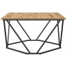 Table basse Chêne artisanal 80 x 80 x 45 cm 614095614095