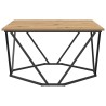 Table basse Chêne artisanal 80 x 80 x 45 cm 614095614095