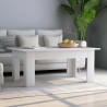 Table basse Blanc 100x60x42 cm Bois d'ingénierie 614096614096