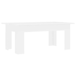 Table basse Blanc 100x60x42 cm Bois d'ingénierie 614096614096