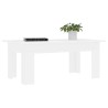 Table basse Blanc 100x60x42 cm Bois d'ingénierie 614096614096