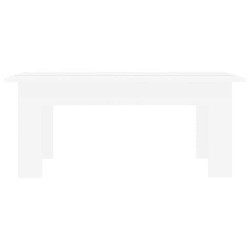 Table basse Blanc 100x60x42 cm Bois d'ingénierie 614096614096