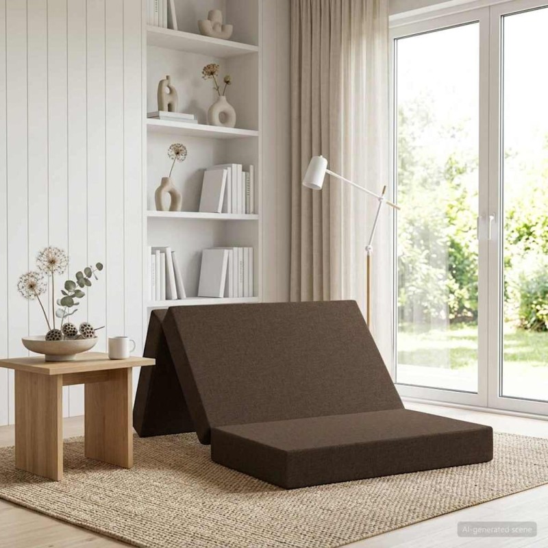 Canapé-lit pliable 80 x 67 x 45 cm Taupe 614099614099