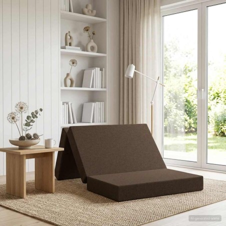 Canapé-lit pliable 80 x 67 x 45 cm Taupe 614099614099