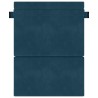 Canapé-lit pliable Bleu 152 x 86,5 x 60 cm Tissu 614101614101