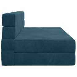 Canapé-lit pliable Bleu 152 x 86,5 x 60 cm Tissu 614101614101
