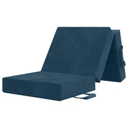 Canapé-lit pliable 90 x 63 x 45 cm Bleu 614103614103
