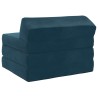 Canapé-lit pliable Bleu 200 x 70 x 10 cm Velours 614108614108