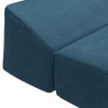 Canapé-lit pliable Bleu 200 x 70 x 10 cm Velours 614108614108