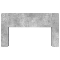 Cabinet de Tête de Lit Gris béton Bois d'ingénierie 614109614109