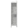 Cabinet de Tête de Lit Gris béton Bois d'ingénierie 614109614109