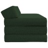 Canapé-lit pliable Vert foncé 120 x 60 x 49 cm Tissu 614110614110