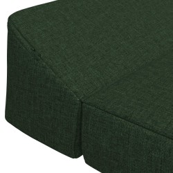 Canapé-lit pliable Vert foncé 120 x 60 x 49 cm Tissu 614110614110