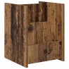 Étagère à magazines avec étagère Bois ancien 35 x 35 x 45 cm 614113614113