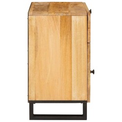Cabinet de chevet Naturel 50 x 33 x 60 cm Bois de mangue massif 614115614115
