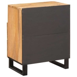 Cabinet de chevet Naturel 50 x 33 x 60 cm Bois de mangue massif 614115614115