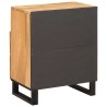 Cabinet de chevet Naturel 50 x 33 x 60 cm Bois de mangue massif 614115614115