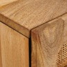 Cabinet de chevet Naturel 50 x 33 x 60 cm Bois de mangue massif 614115614115