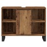 Cabinet de salle de bain avec porte Bois Ancien 80 x 33 x 60 cm 614116614116