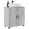 Cabinet de salle de bain avec porte Gris Sonoma 61 x 35 x 64 cm 614117614117